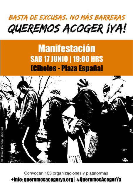 #QueremosAcogerYa
